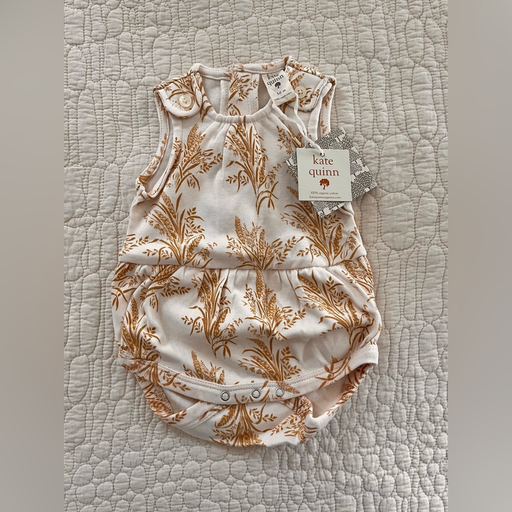 Kate Quinn button tab bubble romper